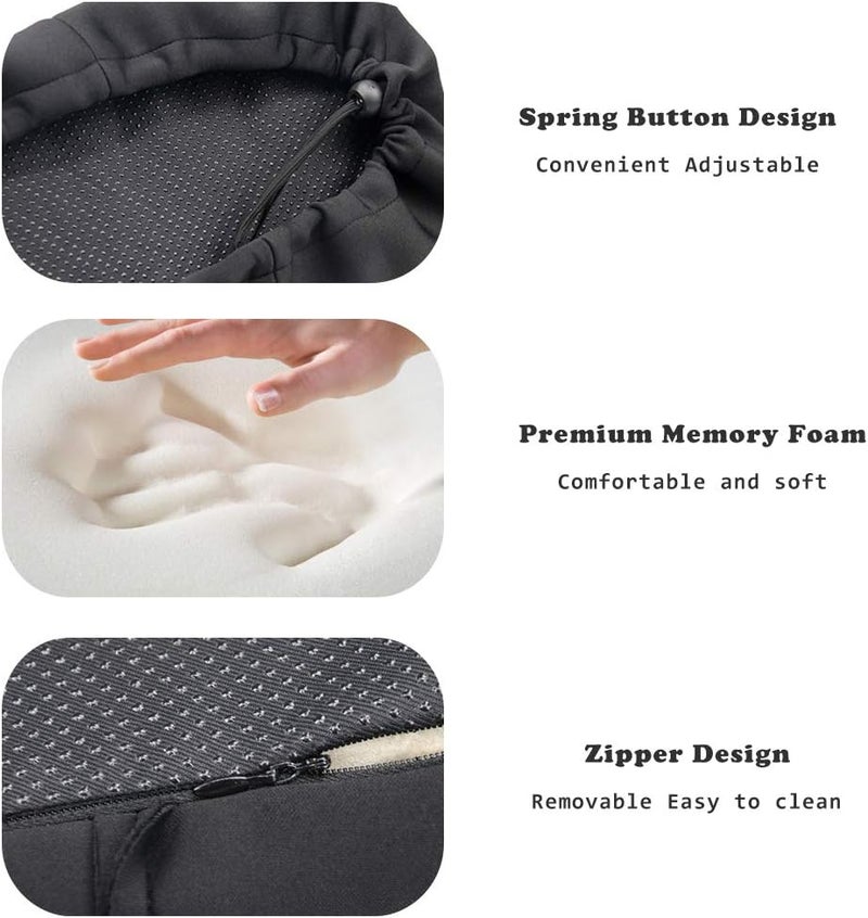 Saftybay Knee Walker Pad Cover - Padded Memory Foam Accessory for Knee Scooter and Roller, Improves Leg Cart Comfort - Image 3